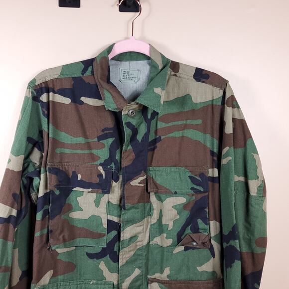Army Combat Coat in Woodland Camo Size XS Short - Picture 2 of 11